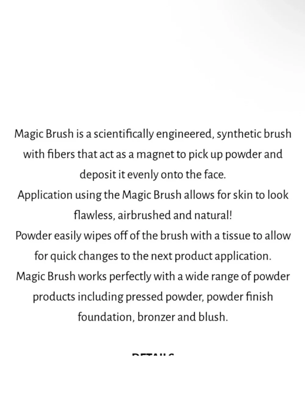 Cargo Cosmetics Magic Brush NEW